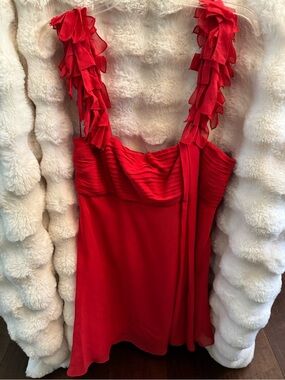 Poppy Ruffled Strappy Mini Dress